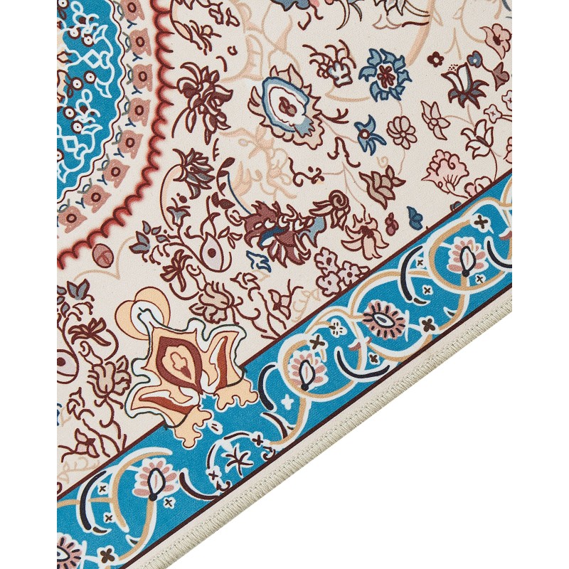 Dywan 60 x 200 cm beżowo-niebieski GORDES Dywan 60 x 200 cm beżowo-niebieski GORDES