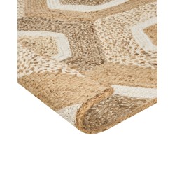 Dywan z juty 160 x 230 cm beżowy BASOREN Dywan z juty 160 x 230 cm beżowy BASOREN