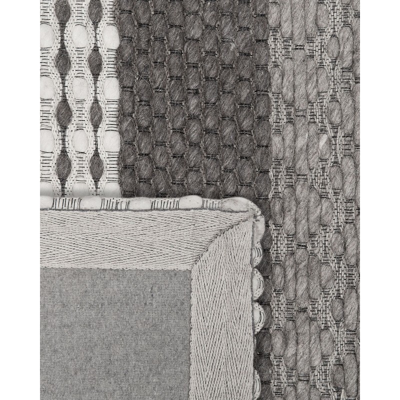 Dywan wełniany 80 x 150 cm szary AKKAYA Dywan wełniany 80 x 150 cm szary AKKAYA