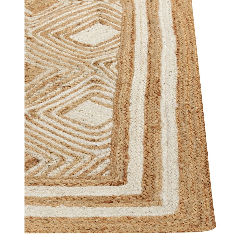 Dywan z juty 160 x 230 cm beżowy MENGEN Dywan z juty 160 x 230 cm beżowy MENGEN