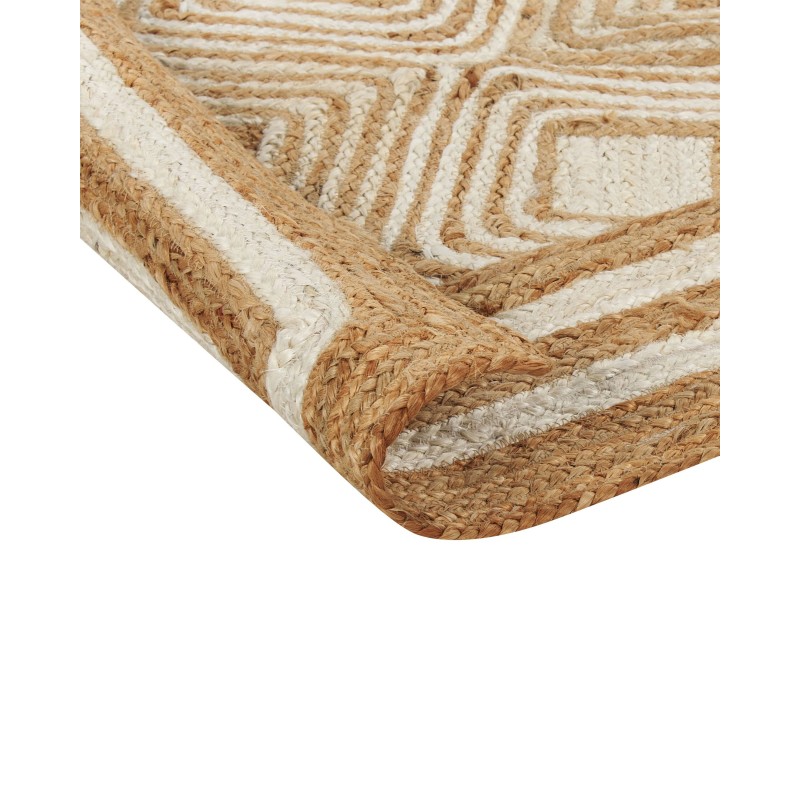 Dywan z juty 160 x 230 cm beżowy MENGEN Dywan z juty 160 x 230 cm beżowy MENGEN