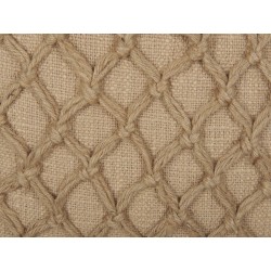 Zestaw 2 poduszek dekoracyjnych COLLOMIA Boucle 45 x 45 cm Beżowy Wzór geometryczny Zestaw 2 poduszek dekoracyjnych COLLOMIA Boucle 45 x 45 cm Beżowy Wzór geometryczny