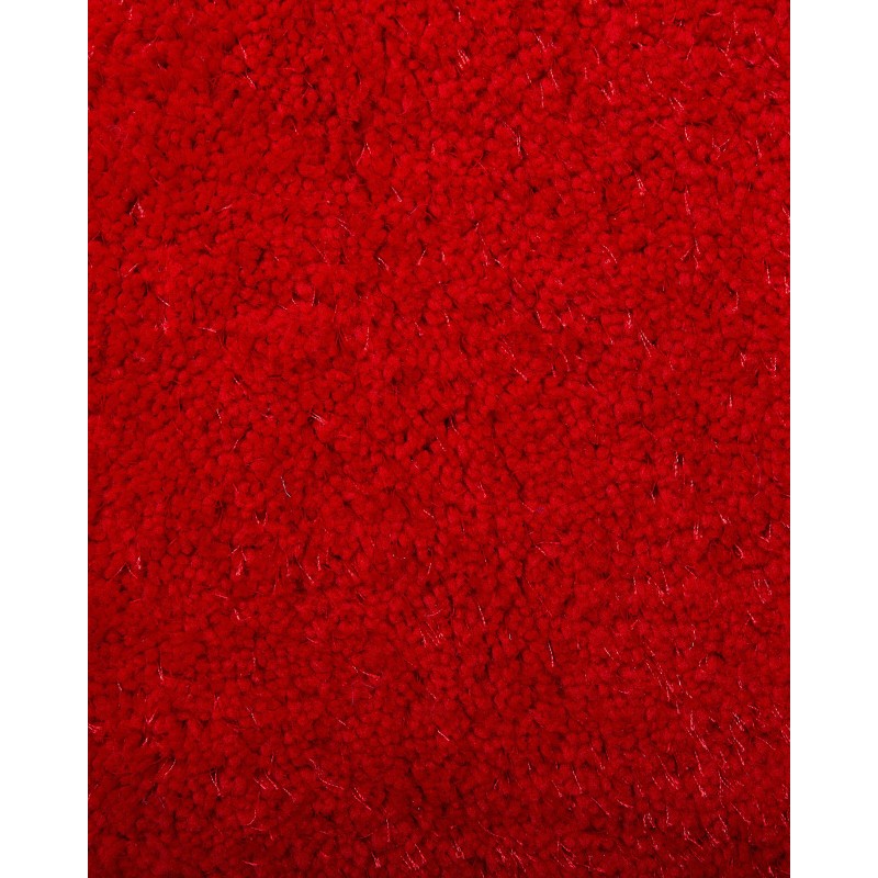 Dywan shaggy 200 x 300 cm czerwony DEMRE Dywan shaggy 200 x 300 cm czerwony DEMRE