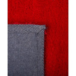 Dywan shaggy 200 x 300 cm czerwony DEMRE Dywan shaggy 200 x 300 cm czerwony DEMRE