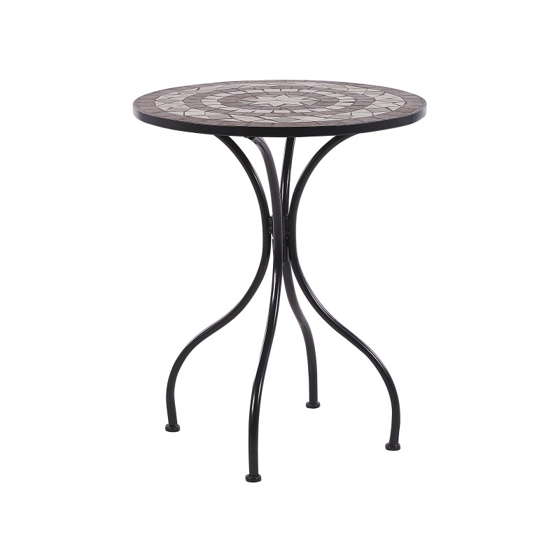 Stolik bistro CARIATI 60 cm 60 cm Czarny Stolik bistro CARIATI 60 cm 60 cm Czarny