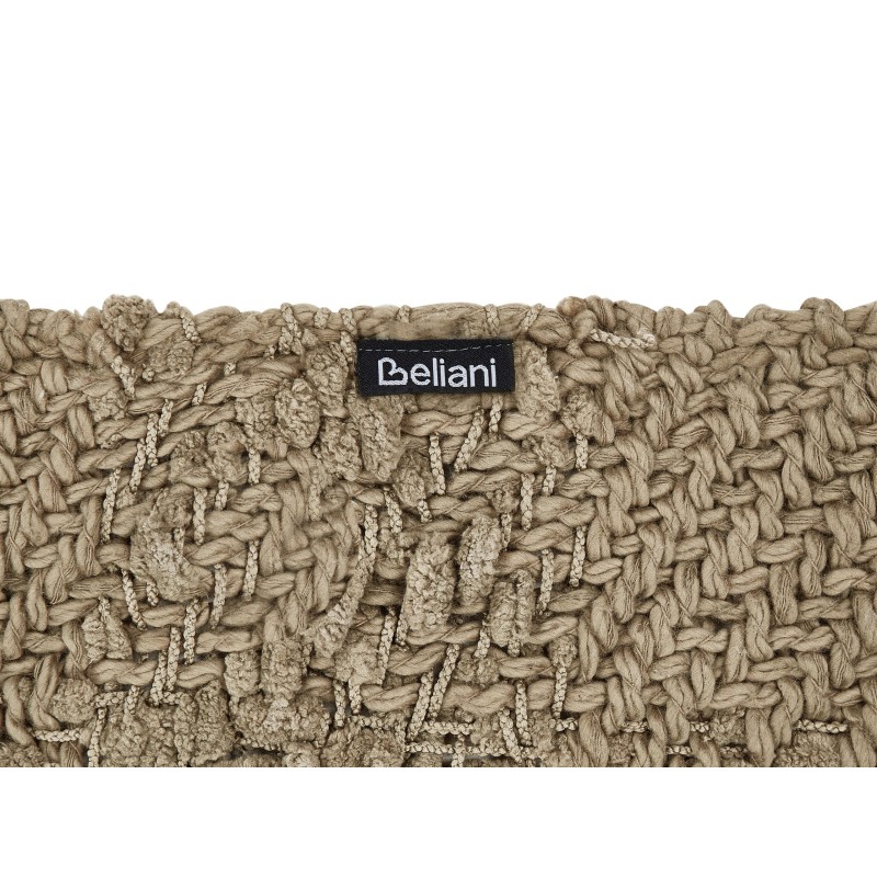 Koc VELLA Bawełna 200 x 220 cm Beżowoszary Koc VELLA Bawełna 200 x 220 cm Beżowoszary