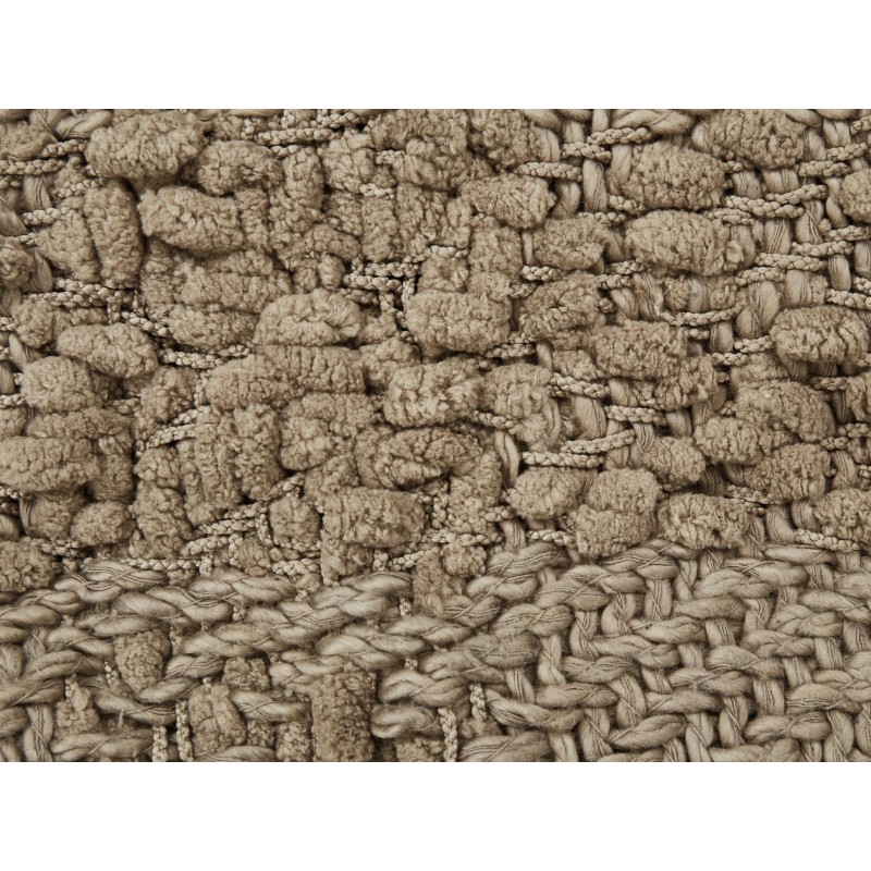 Koc VELLA Bawełna 200 x 220 cm Beżowoszary Koc VELLA Bawełna 200 x 220 cm Beżowoszary