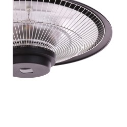 Promiennik na podczerwień wiszący MERAPI 1500 W Z pilotem Czarny Promiennik na podczerwień wiszący MERAPI 1500 W Z pilotem Czarny