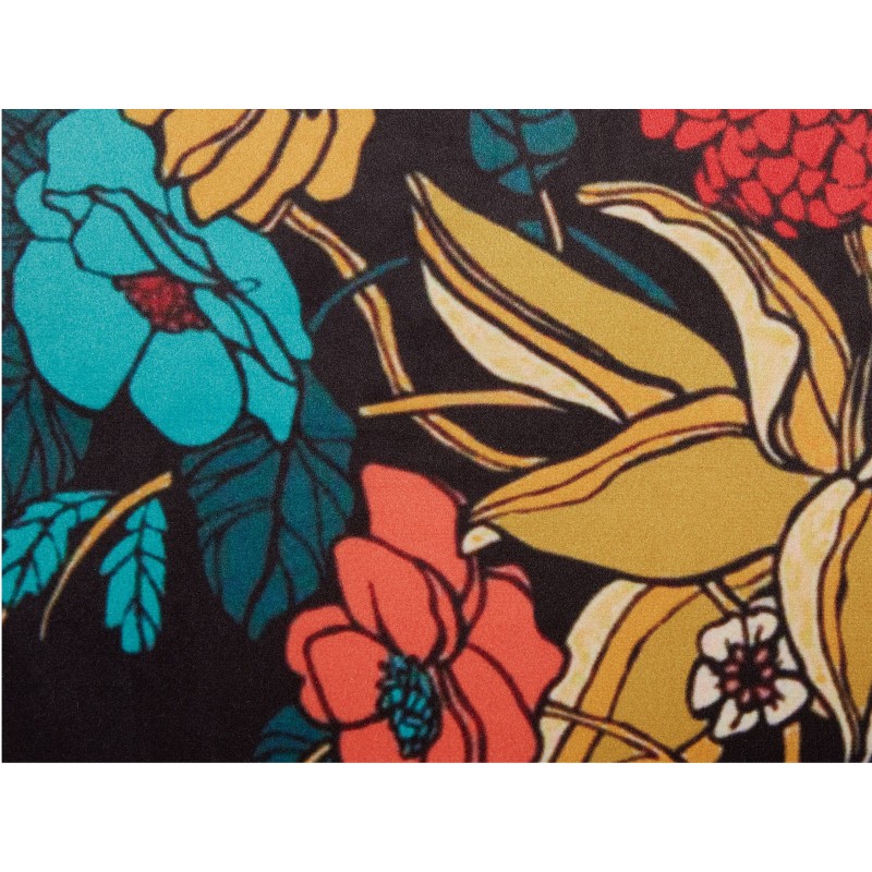 Poduszka dekoracyjna PROTEA Welur 45 x 45 cm Kolorowy Wzór kwiatowy Poduszka dekoracyjna PROTEA Welur 45 x 45 cm Kolorowy Wzór kwiatowy