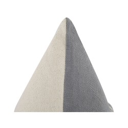 Zestaw 2 poduszek dekoracyjnych ALOCASIA Bawełna 45 x 45 cm Beżowy Wzór geometryczny Zestaw 2 poduszek dekoracyjnych ALOCASIA Bawełna 45 x 45 cm Beżowy Wzór geometryczny