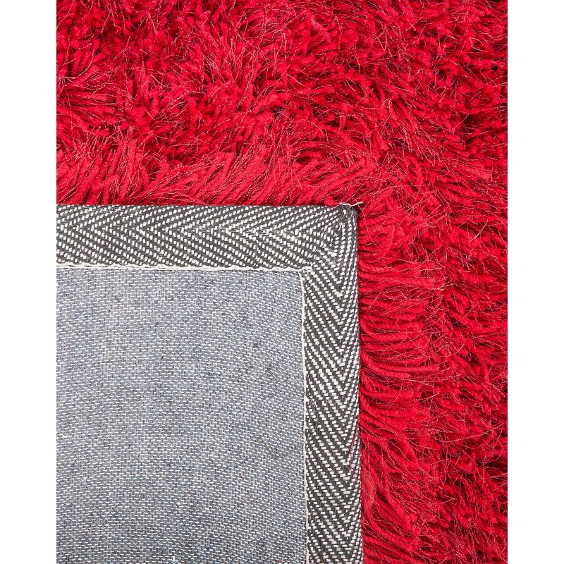 Dywan shaggy 200 x 300 cm czerwony CIDE Dywan shaggy 200 x 300 cm czerwony CIDE