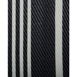 Dywan zewnętrzny 90 x 180 cm czarno-biały HALDIA Dywan zewnętrzny 90 x 180 cm czarno-biały HALDIA