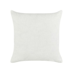 Zestaw 2 poduszek dekoracyjnych MILAS Len 50 x 50 cm Czarny/ biały W paski Zestaw 2 poduszek dekoracyjnych MILAS Len 50 x 50 cm Czarny/ biały W paski