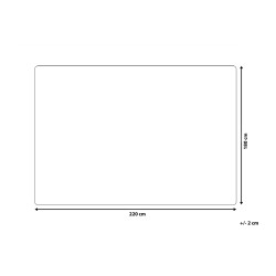 Koc TAZA 180 x 220 cm Szary Koc TAZA 180 x 220 cm Szary