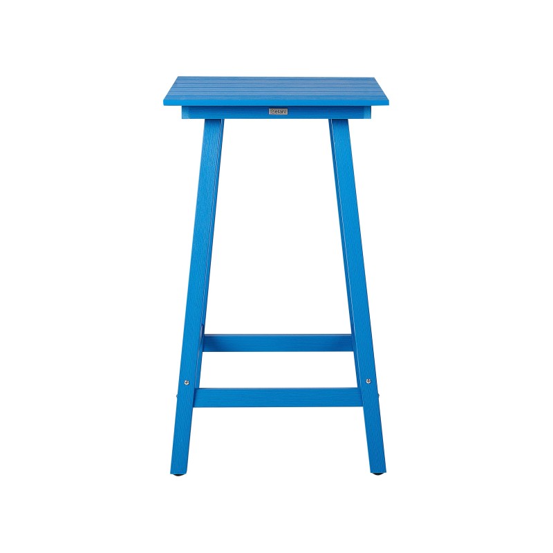 Stolik ogrodowy barowy ADIRONDACK 60 cm 59 cm Materiał syntetyczny Niebieski Stolik ogrodowy barowy ADIRONDACK 60 cm 59 cm Materiał syntetyczny Niebieski