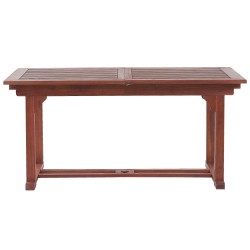 Stół ogrodowy rozkładany TOSCANA 160/220 cm 90 cm Drewno akacjowe Ciemnobrązowy Stół ogrodowy rozkładany TOSCANA 160/220 cm 90 cm Drewno akacjowe Ciemnobrązowy