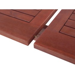 Stół ogrodowy rozkładany TOSCANA 160/220 cm 90 cm Drewno akacjowe Ciemnobrązowy Stół ogrodowy rozkładany TOSCANA 160/220 cm 90 cm Drewno akacjowe Ciemnobrązowy