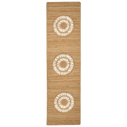 Dywan z juty 80 x 300 cm beżowy HATIPOGLU Dywan z juty 80 x 300 cm beżowy HATIPOGLU