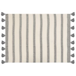Koc CAYIR Bawełna 130 x 170 cm Beżowy Koc CAYIR Bawełna 130 x 170 cm Beżowy