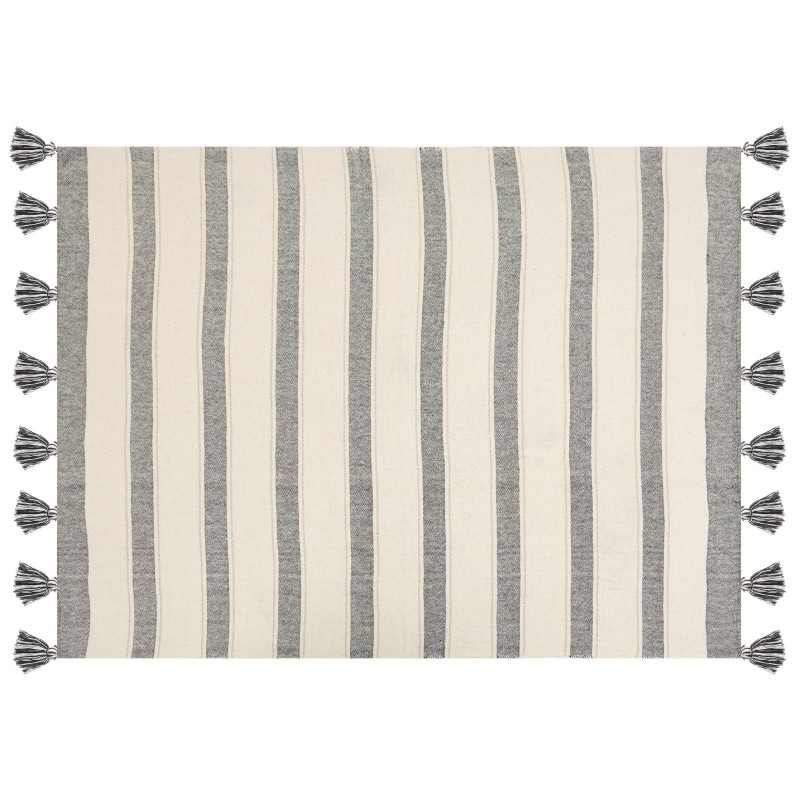 Koc CAYIR Bawełna 130 x 170 cm Beżowy Koc CAYIR Bawełna 130 x 170 cm Beżowy