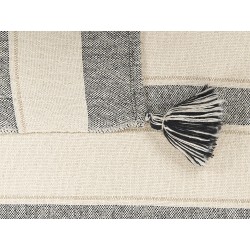 Koc CAYIR Bawełna 130 x 170 cm Beżowy Koc CAYIR Bawełna 130 x 170 cm Beżowy