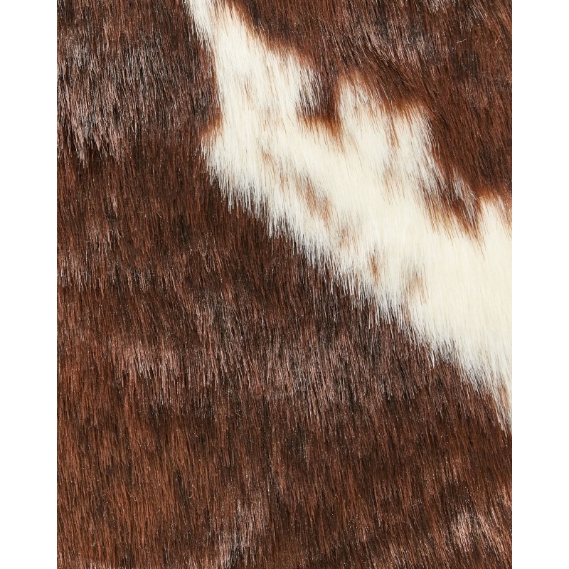 Dywan ekoskóra 150 x 200 cm brązowo-biały BOGONG Dywan ekoskóra 150 x 200 cm brązowo-biały BOGONG