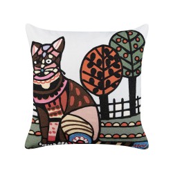 Poduszka dekoracyjna MEHSANA Boucle 50 x 50 cm Kolorowy Wzór zwierzęcy