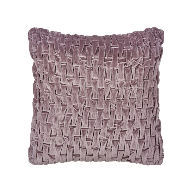 Poduszka dekoracyjna CHIRITA Welur 45 x 45 cm Fioletowy Jednolity Poduszka dekoracyjna CHIRITA Welur 45 x 45 cm Fioletowy Jednolity