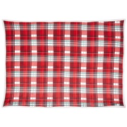 Koc FUDGE 150 x 200 cm Czerwony Koc FUDGE 150 x 200 cm Czerwony