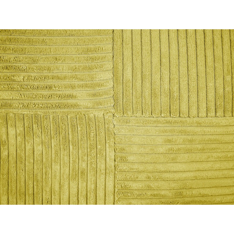 Zestaw 2 poduszek dekoracyjnych MILLET Sztruks 43 x 43 cm Oliwkowy Wzór geometryczny Zestaw 2 poduszek dekoracyjnych MILLET Sztruks 43 x 43 cm Oliwkowy Wzór geometryczny