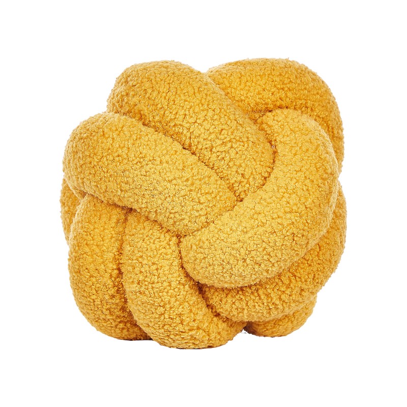 Poduszka dekoracyjna MALNI Boucle 19 x 19 cm Musztardowy Jednolity Poduszka dekoracyjna MALNI Boucle 19 x 19 cm Musztardowy Jednolity
