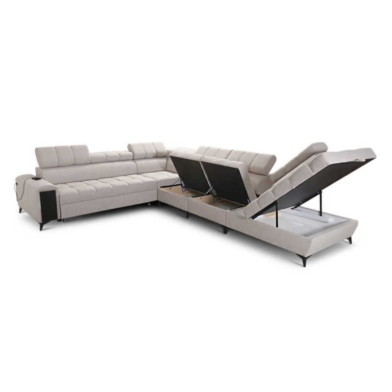 Ecksofa Venna XII mit Schlaffunktion und USB-Anschluss - Eleganz und Funktionalität in einem! Ecksofa Venna XII mit Schlaffunktion und USB-Anschluss - Eleganz und Funktionalität in einem!
