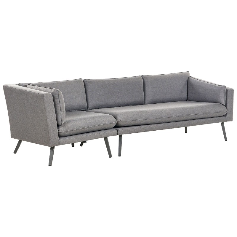 Sofa ogrodowa 3-osobowa lewostronna szara LORETELLO Sofa ogrodowa 3-osobowa lewostronna szara LORETELLO