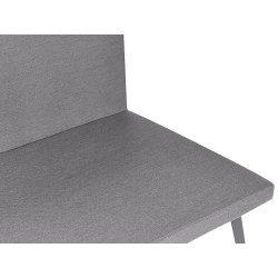 Sofa ogrodowa 3-osobowa lewostronna szara LORETELLO Sofa ogrodowa 3-osobowa lewostronna szara LORETELLO