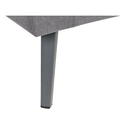 Sofa ogrodowa 3-osobowa lewostronna szara LORETELLO Sofa ogrodowa 3-osobowa lewostronna szara LORETELLO