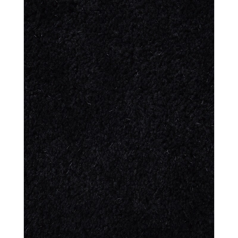 Dywan shaggy 200 x 200 cm czarny DEMRE Dywan shaggy 200 x 200 cm czarny DEMRE