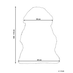 Skóra owcza brzoskwiniowa ULURU Skóra owcza brzoskwiniowa ULURU