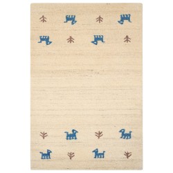 Dywan wełniany gabbeh 200 x 300 cm beżowy YALI Dywan wełniany gabbeh 200 x 300 cm beżowy YALI