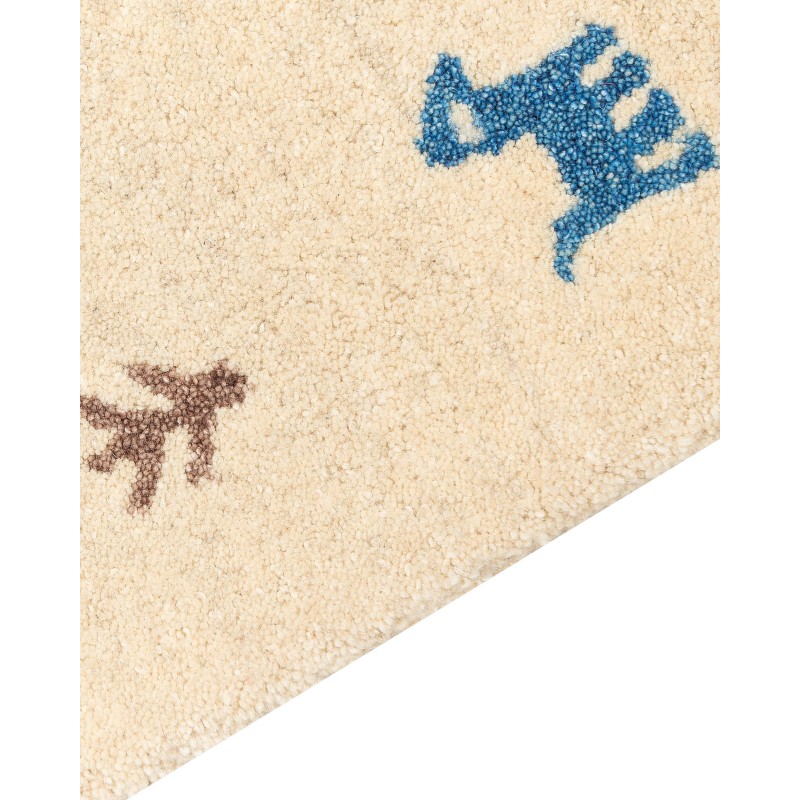 Dywan wełniany gabbeh 200 x 300 cm beżowy YALI Dywan wełniany gabbeh 200 x 300 cm beżowy YALI