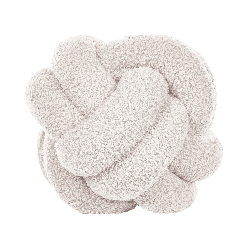 Zestaw 2 poduszek dekoracyjnych MALNI Boucle 19 x 19 cm Złamana biel Jednolity Zestaw 2 poduszek dekoracyjnych MALNI Boucle 19 x 19 cm Złamana biel Jednolity