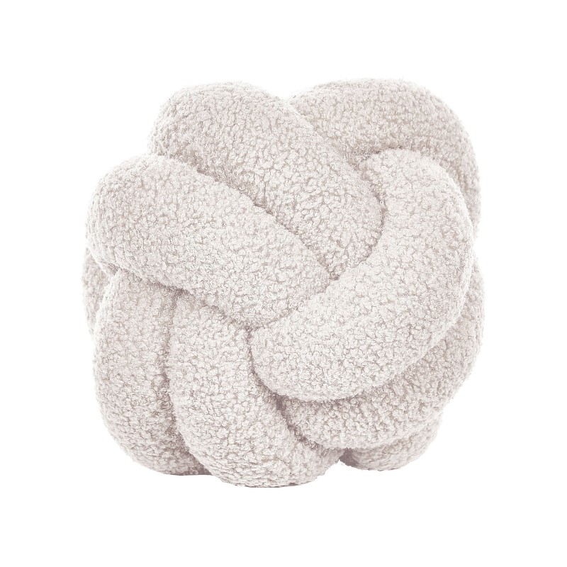 Zestaw 2 poduszek dekoracyjnych MALNI Boucle 19 x 19 cm Złamana biel Jednolity Zestaw 2 poduszek dekoracyjnych MALNI Boucle 19 x 19 cm Złamana biel Jednolity