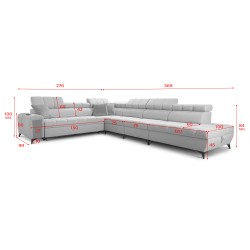 Esquinero Venna XII con función para dormir y puerto USB: ¡elegancia y funcionalidad en uno! Esquinero Venna XII con función para dormir y puerto USB: ¡elegancia y funcionalidad en uno!