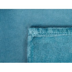 Koc BAYBURT 200 x 220 cm Niebieski Koc BAYBURT 200 x 220 cm Niebieski