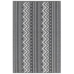 Dywan zewnętrzny 120 x 180 cm czarny NAGPUR Dywan zewnętrzny 120 x 180 cm czarny NAGPUR