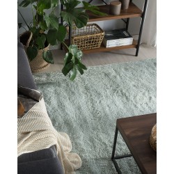 Dywan shaggy 160 x 230 cm zielony EVREN Dywan shaggy 160 x 230 cm zielony EVREN