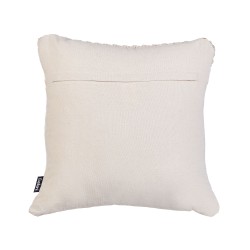 Zestaw 2 poduszek dekoracyjnych BEDADI Bawełna 45 x 45 cm Jasnobeżowy Wzór geometryczny Zestaw 2 poduszek dekoracyjnych BEDADI Bawełna 45 x 45 cm Jasnobeżowy Wzór geometryczny