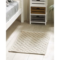 Dywan z juty 50 x 80 cm beżowy AKBEZ Dywan z juty 50 x 80 cm beżowy AKBEZ