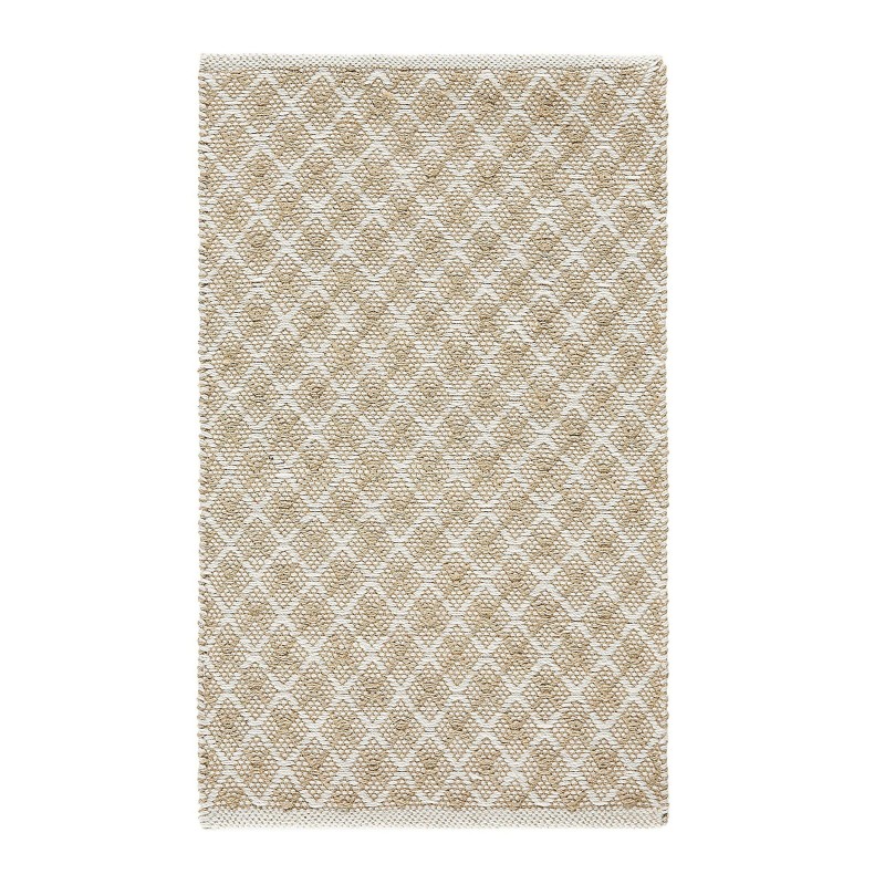 Dywan z juty 50 x 80 cm beżowy AKBEZ Dywan z juty 50 x 80 cm beżowy AKBEZ