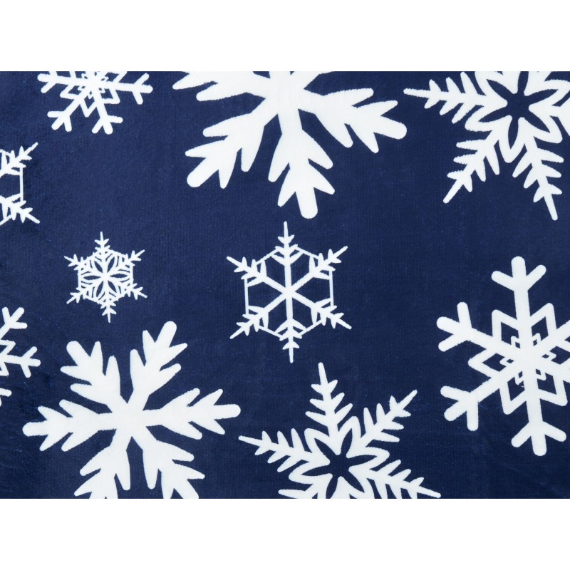 Koc ANISE 150 x 200 cm Ciemnoniebieski Koc ANISE 150 x 200 cm Ciemnoniebieski