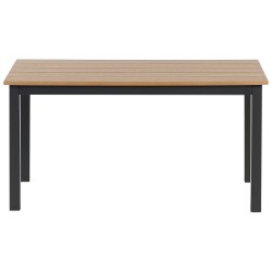 Stół ogrodowy MESSINA 96 cm 52 cm Czarny Stół ogrodowy MESSINA 96 cm 52 cm Czarny
